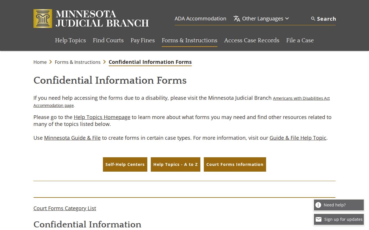 Wabasha County warrant lookup research showing Minnesota confidential court record request forms